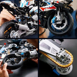 LEGO Technic 42130 BMW M 1000 RR, Construction Moto BMW, Maquette Moto GP, Échelle 1:5, Cadeau Motard, pour Adultes