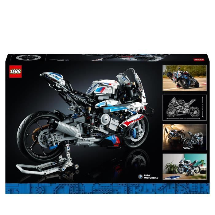 LEGO Technic 42130 BMW M 1000 RR, Construction Moto BMW, Maquette Moto GP, Échelle 1:5, Cadeau Motard, pour Adultes