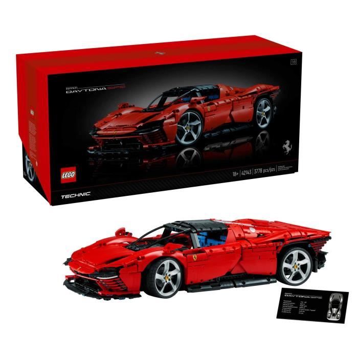 LEGO Technic 42143 Ferrari Daytona SP3, Voiture Modélisme, Maquette a Construire, Adultes