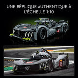 LEGO Technic 42156 PEUGEOT 9X8 24H Le Mans Hybrid Hypercar, Maquette de Voiture de Course