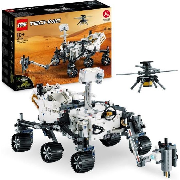 LEGO Technic 42158 NASA Mars Rover Perseverance, Jouet Découverte de l'Espace, avec AR App