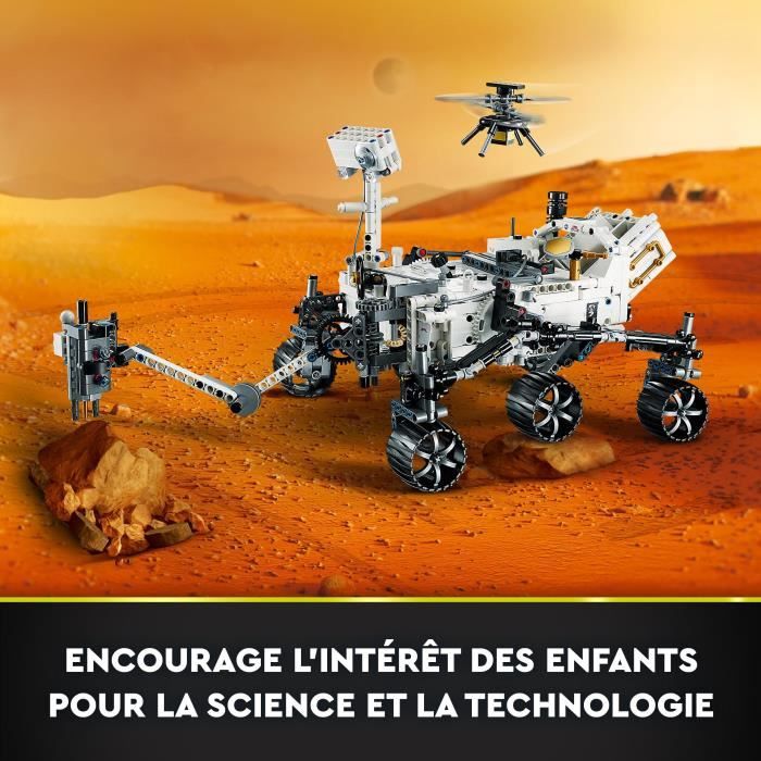 LEGO Technic 42158 NASA Mars Rover Perseverance, Jouet Découverte de l'Espace, avec AR App