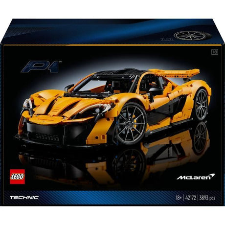 LEGO Technic 42172 McLaren P1 -Kit Maquette Hypercar pour Adultes Passionnés de Véhicules