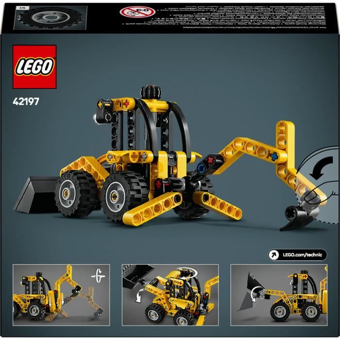 LEGO Technic 42197 Le tractopelle - Jeu de construction et cadeau pour garçon des 7 ans