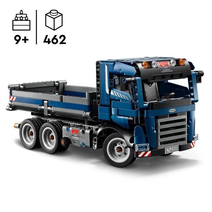 LEGO Technic 42203 Camion benne - Jeu de construction pour garçon des 9 ans - Idée cadeau