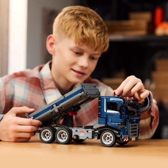 LEGO Technic 42203 Camion benne - Jeu de construction pour garçon des 9 ans - Idée cadeau