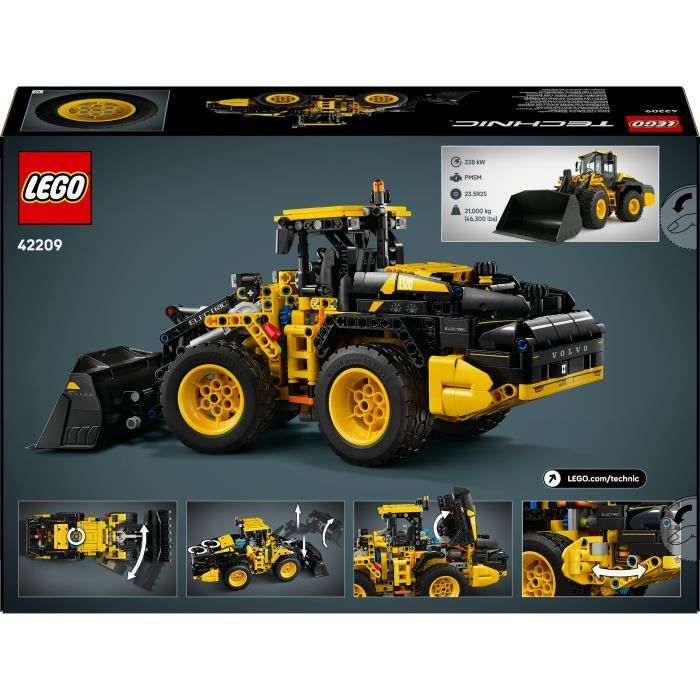 LEGO Technic 42209 La Chargeuse sur Pneus Volvo L120 Electric - Jeu pour Garçon des 9 ans
