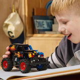 LEGO Technic 42219 Monster Jam Grave Digger - Feu et Glace - Jeu de Construction des 7 ans