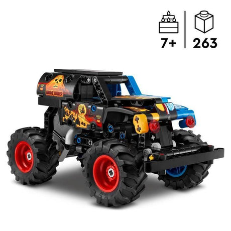 LEGO Technic 42219 Monster Jam Grave Digger - Feu et Glace - Jeu de Construction des 7 ans