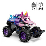 LEGO Technic 42220 Monster Jam Sparkle Smash a Rétrofriction - Jouet Camion des 7 ans