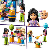 LEGO 42610 Friends Le Karaoké, Jouet Musical avec Poupées et Figurines Liann et Nova et un Gecko