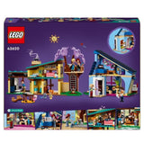 LEGO 42620 Friends Les Maisons Familiales d'Olly et de Paisley, Jouet de Poupée avec Figurines et Accessoires