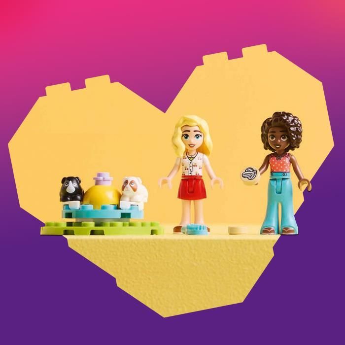 LEGO Friends 42640 L'Aire de Jeux des Cochons d'Inde - Jouet & Jeu de rôle enfant des 5 ans