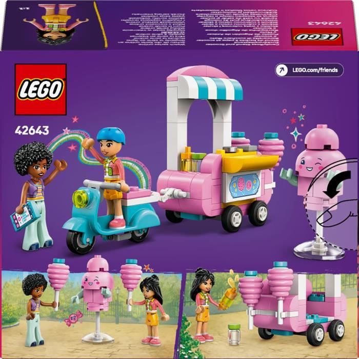 LEGO Friends 42643 Stand de barbes a papa et scooter - Jouet pour enfants des 6 ans