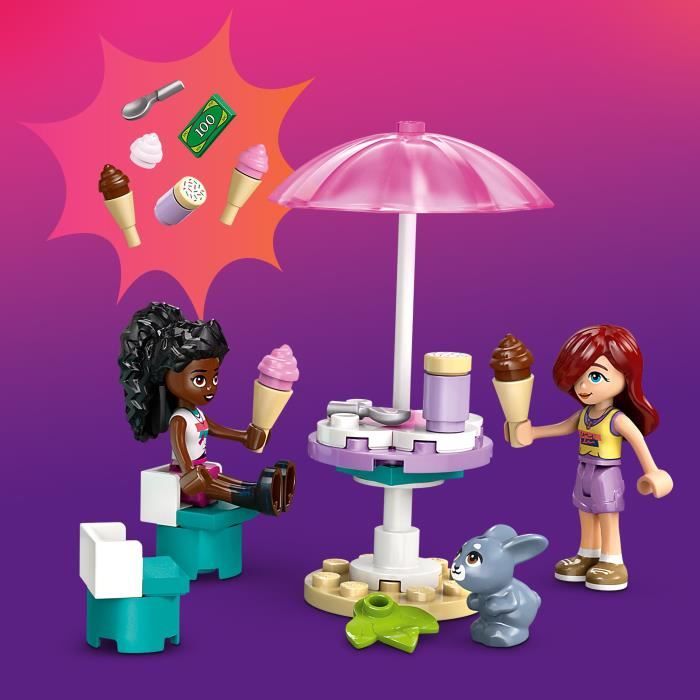 LEGO Friends 42644 Le camion de glaces de Heartlake City - Jeu de construction des 4 ans