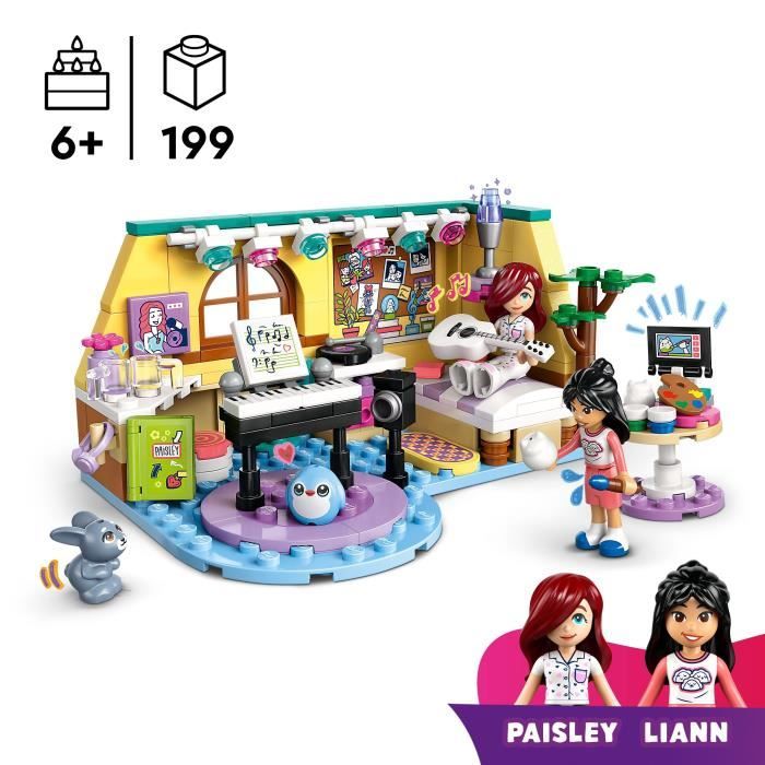 LEGO Friends 42647 La chambre de Paisley - Jouet interactif pour enfants de 6 ans et plus