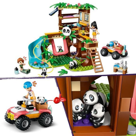 LEGO Friends 42648 Le Sanctuaire des Pandas - Jeu de Construction des 7 Ans