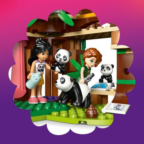LEGO Friends 42648 Le Sanctuaire des Pandas - Jeu de Construction des 7 Ans