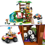LEGO Friends 42648 Le Sanctuaire des Pandas - Jeu de Construction des 7 Ans