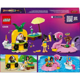 LEGO Friends 42658 Fete dans la Piscine avec les Bouées Licorne et Flamant Rose - Jouet