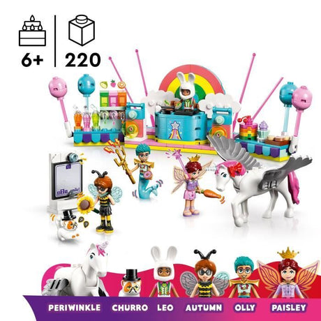 LEGO Friends 42661 Soirée Déguisée avec une Licorne et une Fée - Jeu des 6 Ans