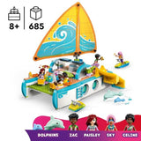 LEGO Friends 42664 L'Aventure en Bateau - Jeu Créatif  des 8 ans avec Dauphins