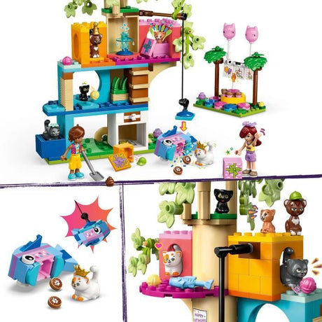 LEGO Friends 42666 La Fete d'Anniversaire et l'Arbre a Chats - Jeu des 6 ans