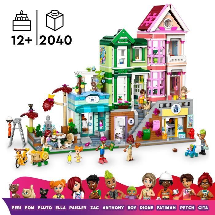 LEGO Friends 42670 Les appartements et boutiques de Heartlake City Jeu créatif pour enfants