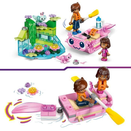 LEGO Friends 42681 Le Bateau d'Aventures Axolotl - Jeu de Construction 5 ans - Figurines