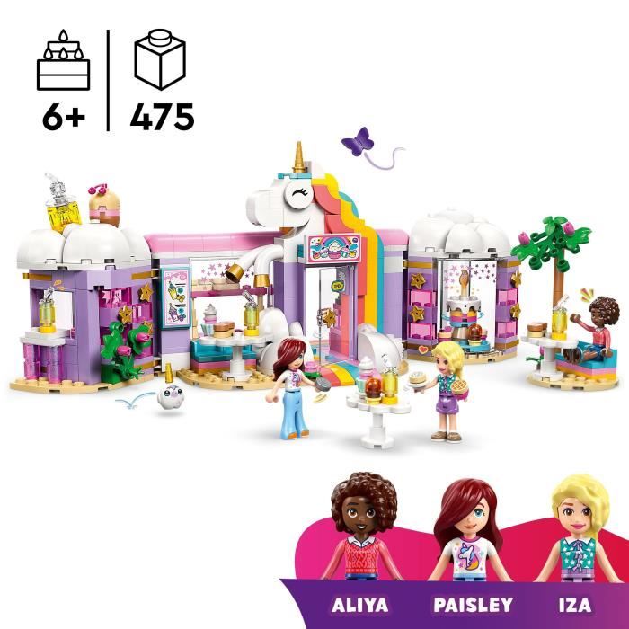 LEGO Friends 42684 Le Café Licorne - Jeu de Construction pour Fille ou Garçon des 6 ans