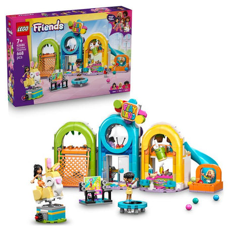 LEGO Friends 42686 L'Aire de Jeux d'Intérieur - Jouet de Construction des 7 ans - Cadeau