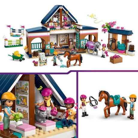 LEGO Friends 42688 L'Écurie et l'École d'Équitation - Jouet de Construction des 7 ans