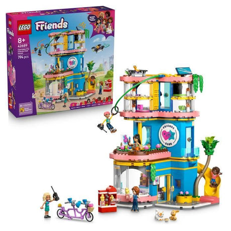LEGO Friends 42689 Le Club-House de Heartlake City - Jeu de Construction 8 ans - Cadeau