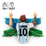 LEGO Editions 43018 Lionel Messi  La Célébration - Jeu Ado dès 14 ans - Tableau Mural