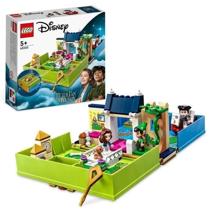 LEGO Disney 43220 Les Aventures de Peter Pan et Wendy dans un Livre de Contes