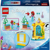 LEGO | Disney Princess 43235 La scene musicale d'Ariel, jeu pour les fans du dessin animé