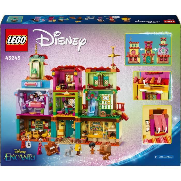 LEGO | Disney 43245 Encanto La maison magique des Madrigal, jouet avec la poupée Mirabel