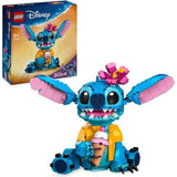 LEGO | Disney 43249 Stitch, Jeu de Construction pour Enfants, Cornet de Glace et Figurine