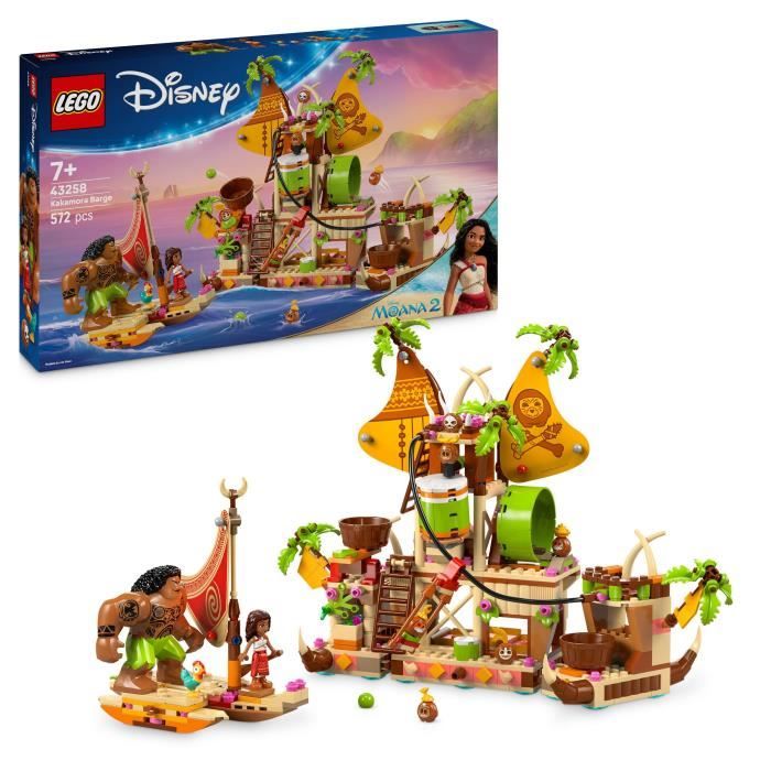 LEGO | Disney Vaiana 2 43258 Le Navire des Kakamora - Jeu de Construction des 7 ans