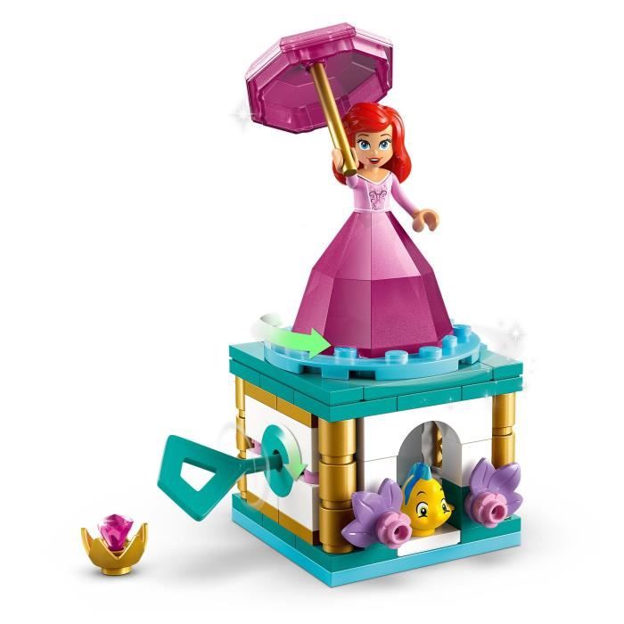 LEGO | Disney Princess 43259 Ariel Tournoyante - Jeu de Construction pour enfant des 5 ans