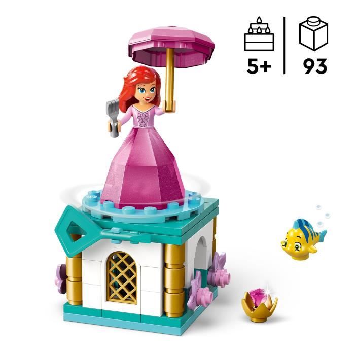 LEGO | Disney Princess 43259 Ariel Tournoyante - Jeu de Construction pour enfant des 5 ans