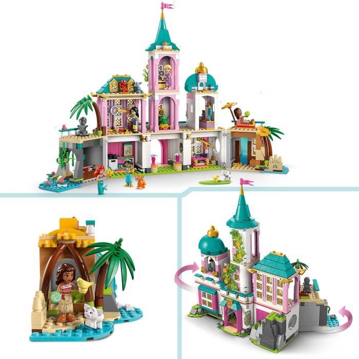 LEGO | Disney 43267 Le Château des Princesses et les Animaux Royaux - des 6 ans