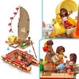 LEGO | Disney 43270 Le Bateau d'Aventure de Vaiana - Jeu de Construction pour enfant 6 ans