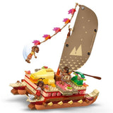 LEGO | Disney 43270 Le Bateau d'Aventure de Vaiana - Jeu de Construction pour enfant 6 ans