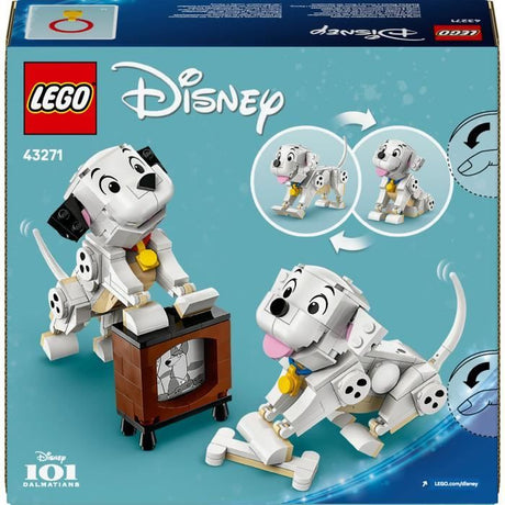 LEGO | Disney 43271 Lucky et Penny, les Chiots des 101 Dalmatiens - Jeu des 6 ans