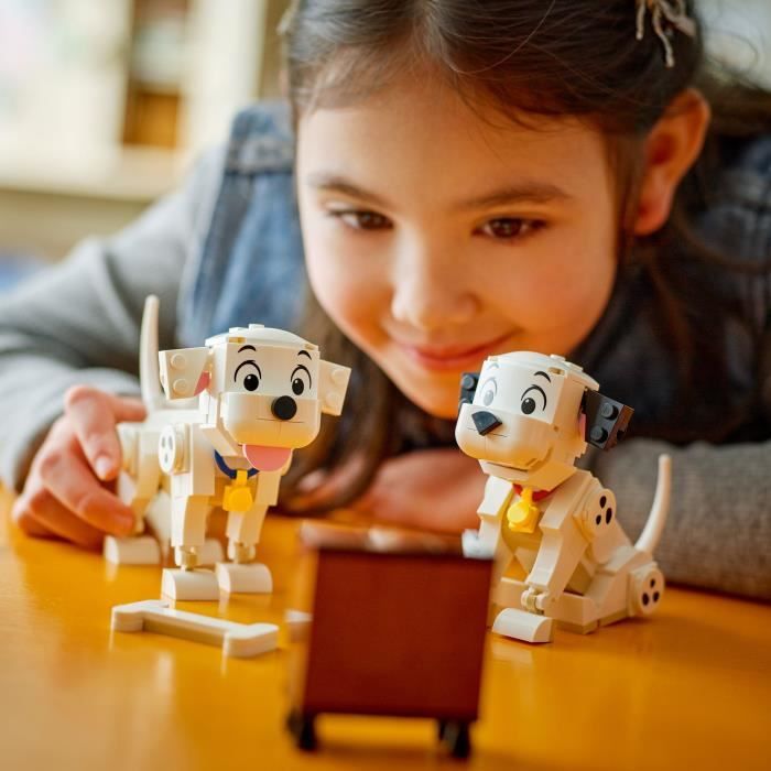LEGO | Disney 43271 Lucky et Penny, les Chiots des 101 Dalmatiens - Jeu des 6 ans