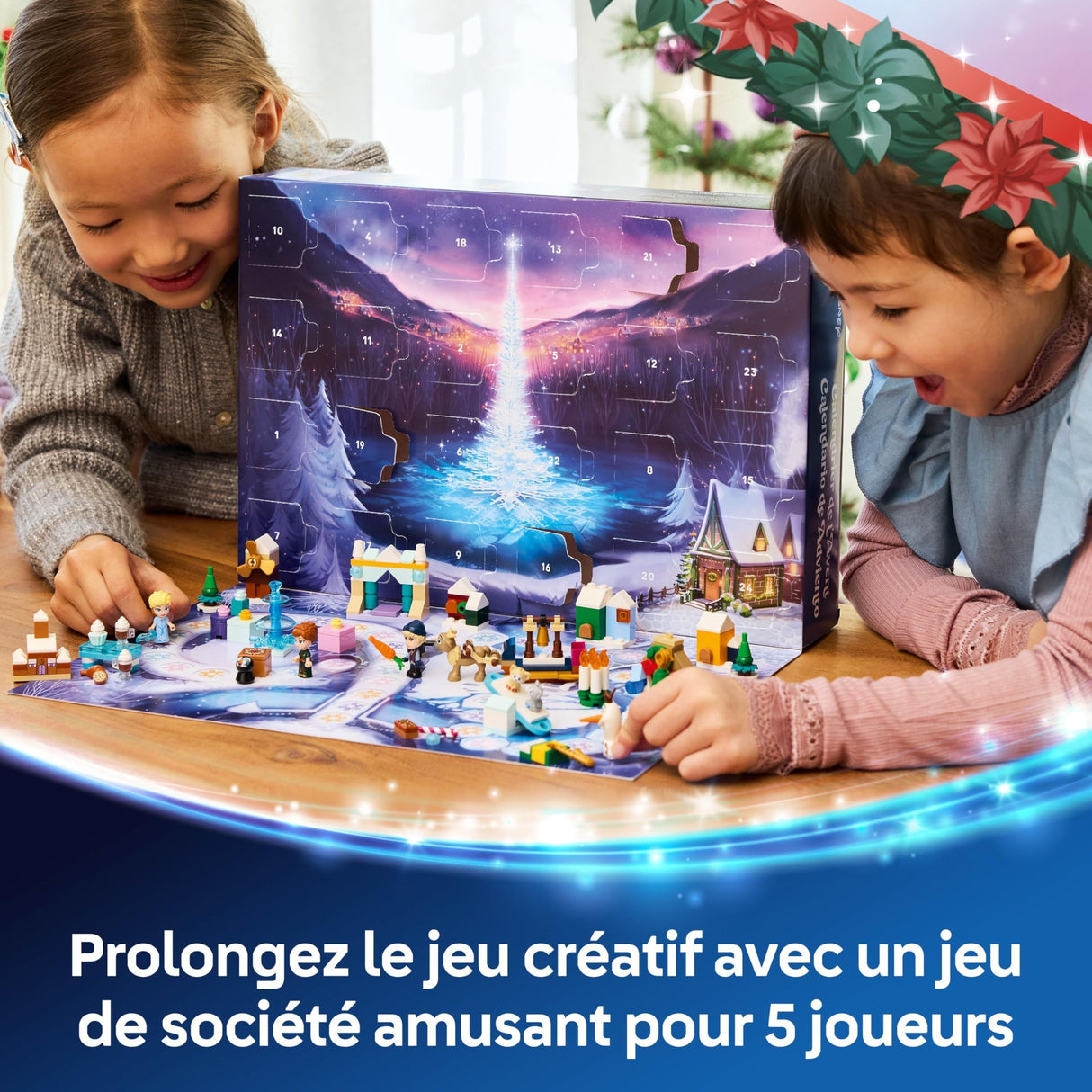 LEGO | Disney La Reine des Neiges 43273 Le Calendrier de l'Avent 2025 - Jouets des 5 ans