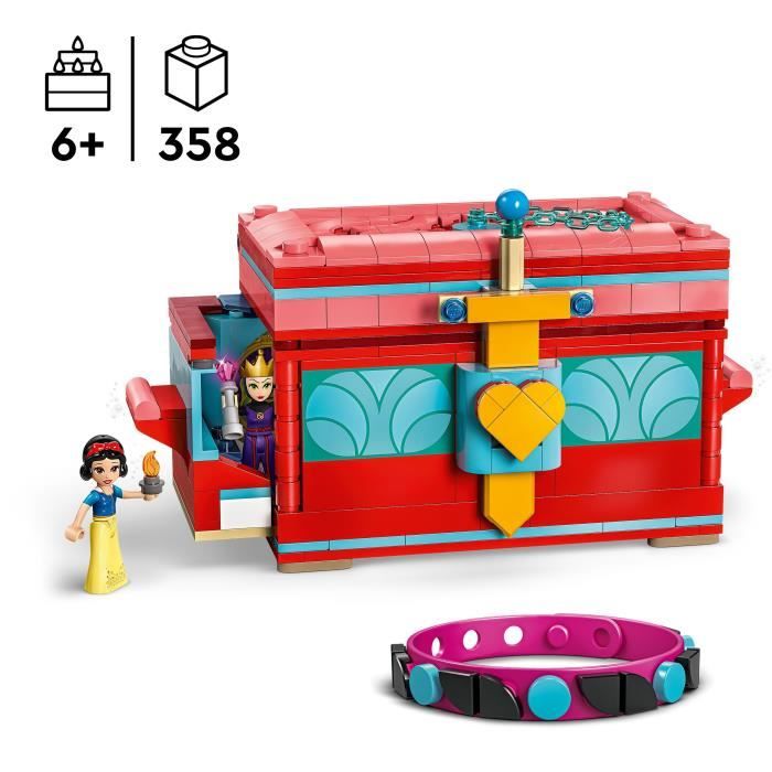 LEGO | Disney Princess 43276 La Boîte a Bijoux De Blanche-Neige - Jouet De Construction