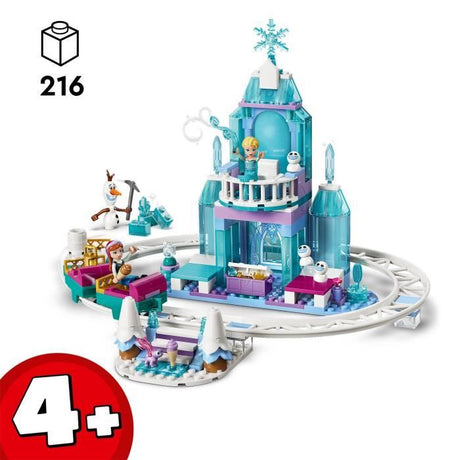 LEGO | Disney La Reine des Neiges 43281 Le Château de Glace et la Piste Enneigée d'Elsa