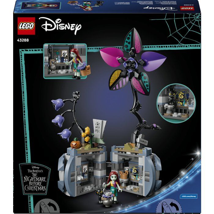 LEGO | Disney 43288 Le Pot de Fleurs de Sally - Jeu Créatif pour Fille ou Garçon des 9 ans